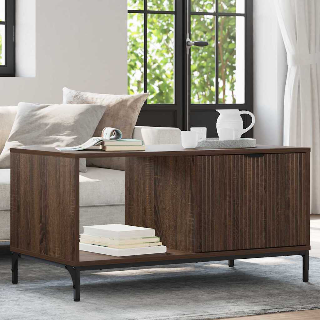 vidaXL Masă de cafea Stejar brun 90 x 49 x 46 cm Lemn compozit