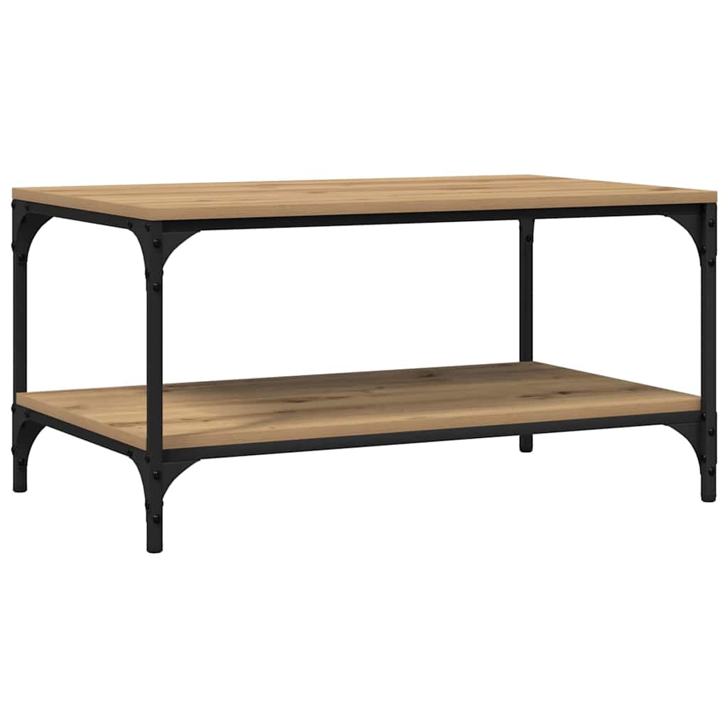 vidaXL Masă de cafea Stejar Artizanal 81 x 50 x 40 cm Lemn compozit