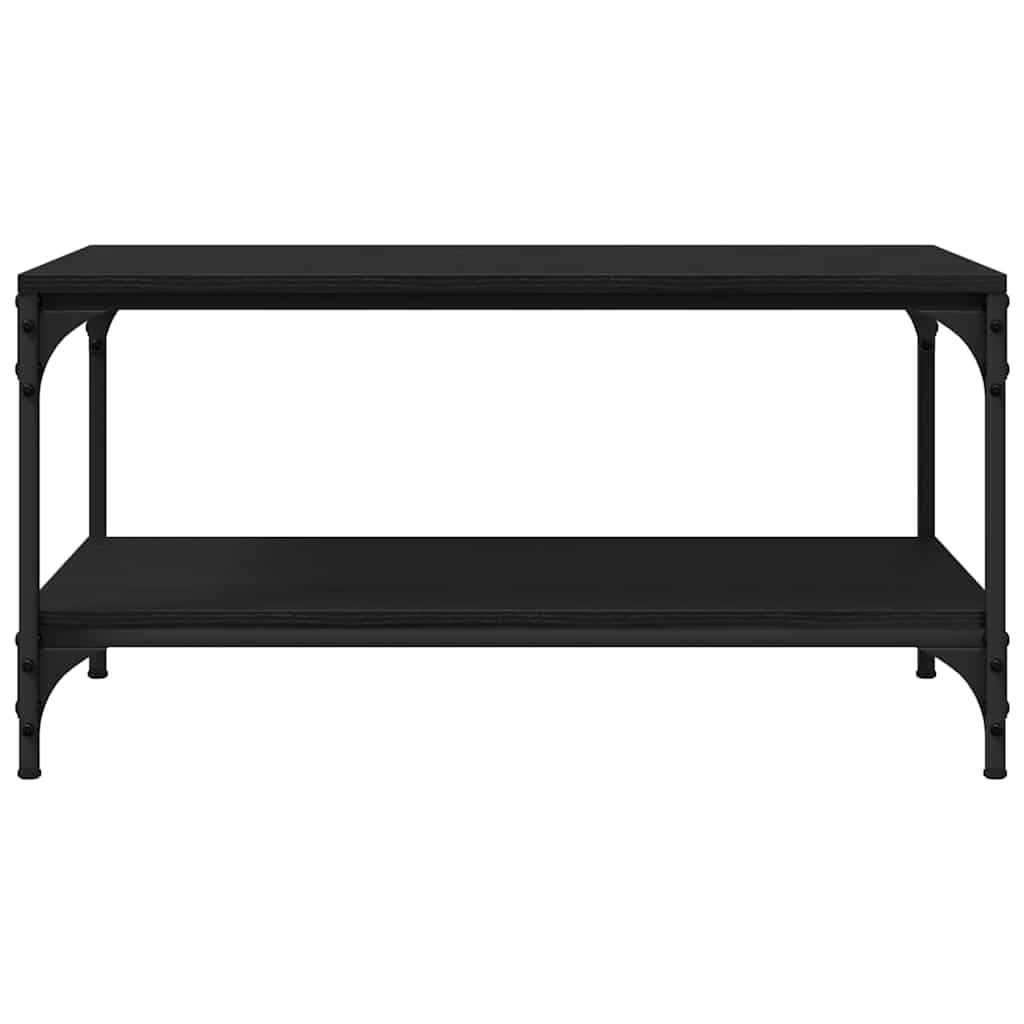 vidaXL Masă de cafea Stejar Negru 81 x 50 x 40 cm Lemn compozit