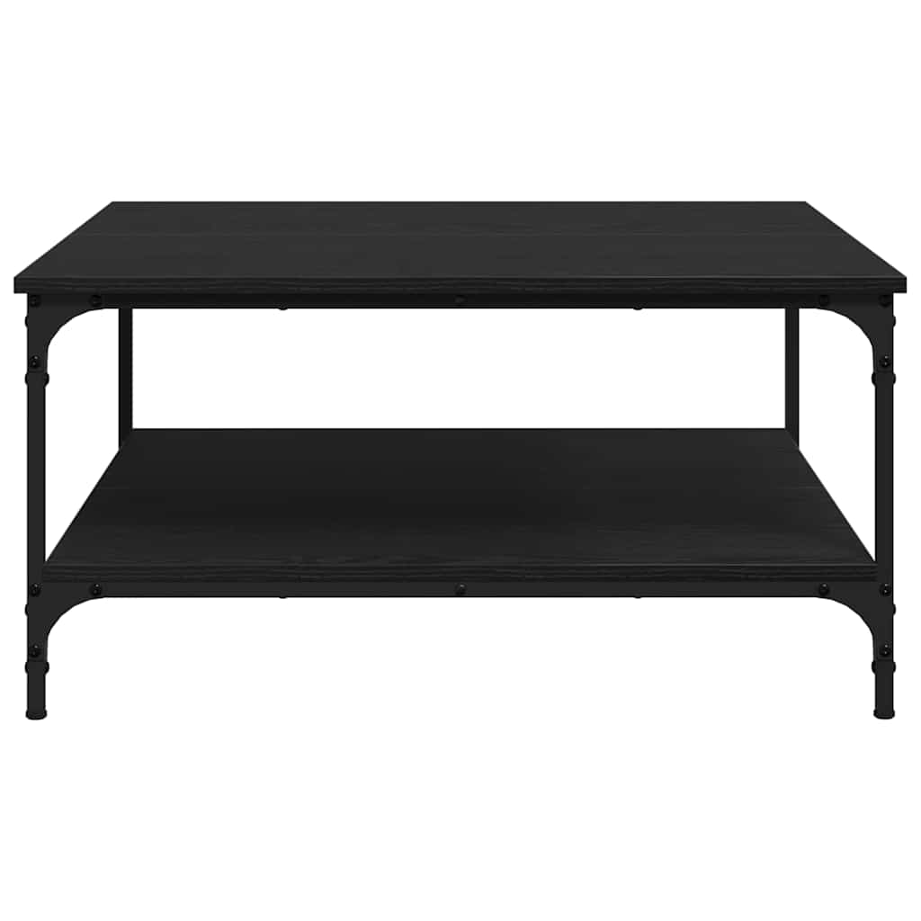 vidaXL Masă de cafea Stejar negru 80 x 80 x 40 cm Lemn compozit