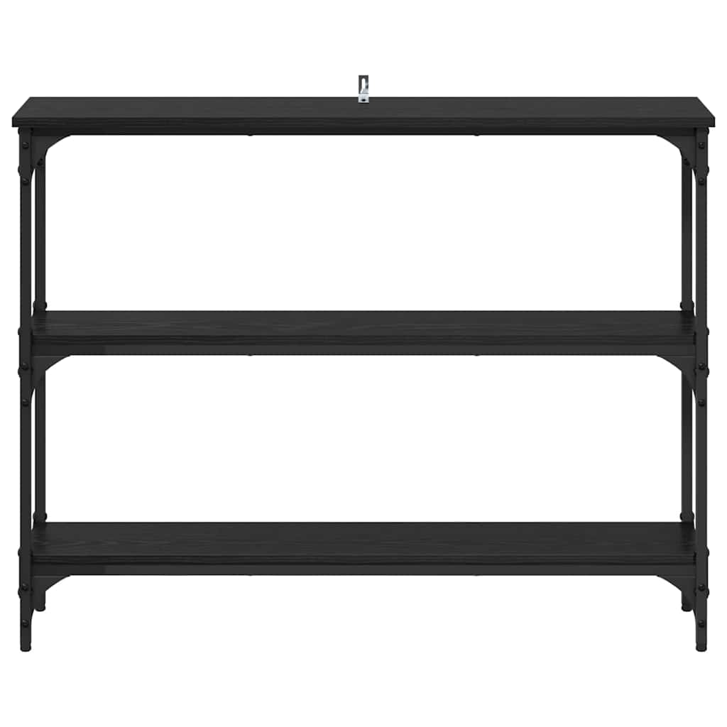 vidaXL Masă de consolă Stejar negru 100 x 22,5 x 75 cm Lemn compozit