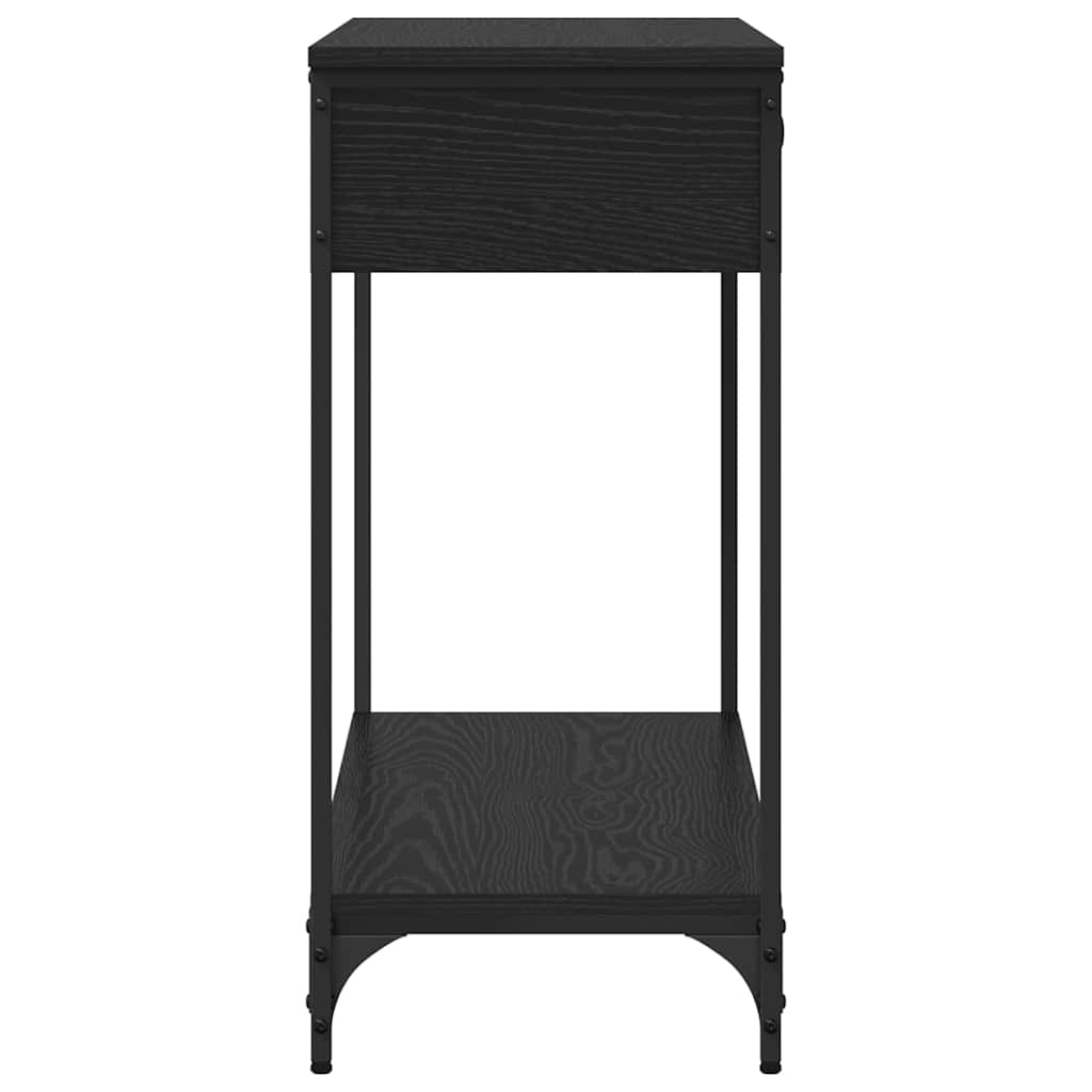 vidaXL Masă de consolă Stejar negru 100 x 34.5 x 75 cm Lemn compozit