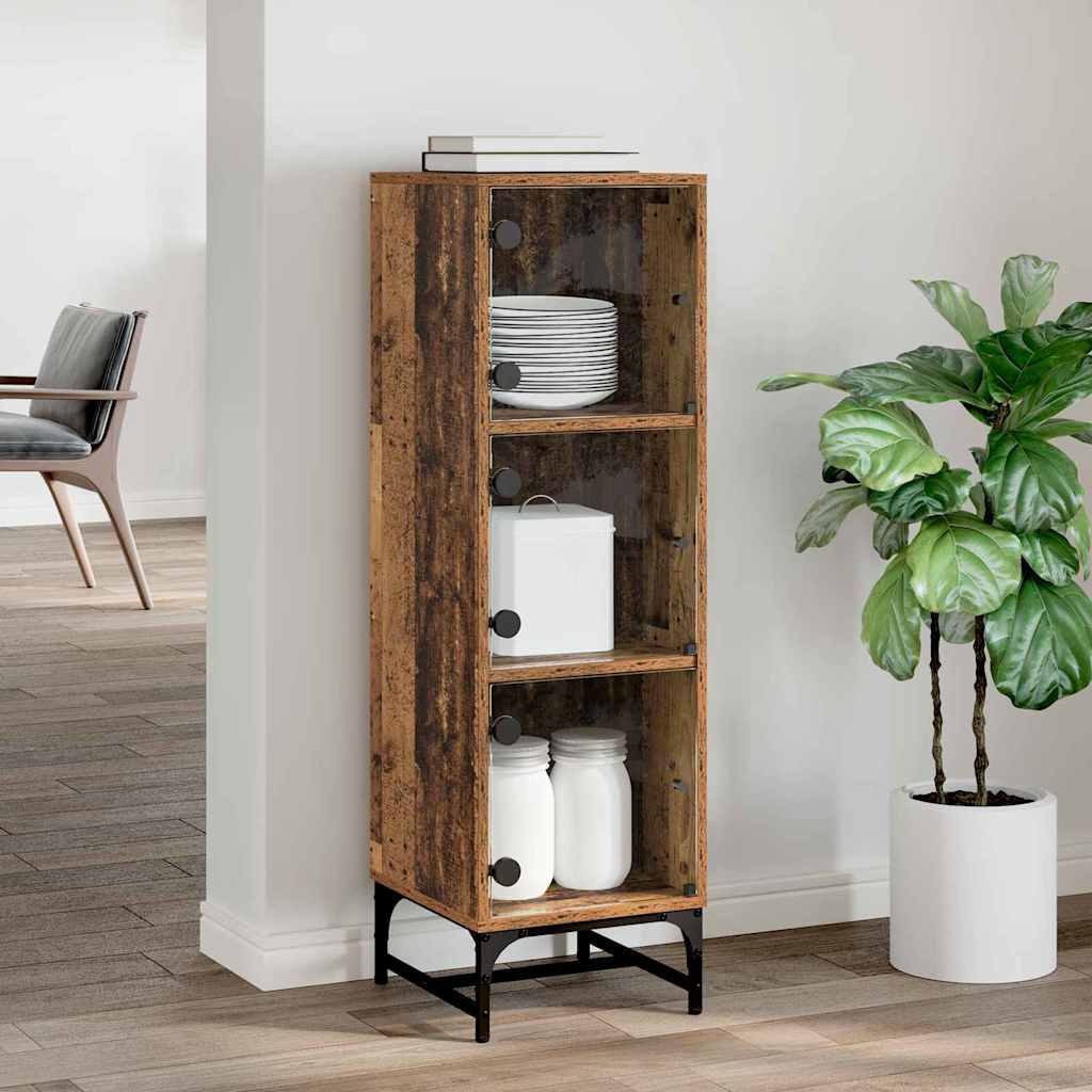 vidaXL Bufet Lemn vechi 35 x 37 x 117 cm Lemn compozit