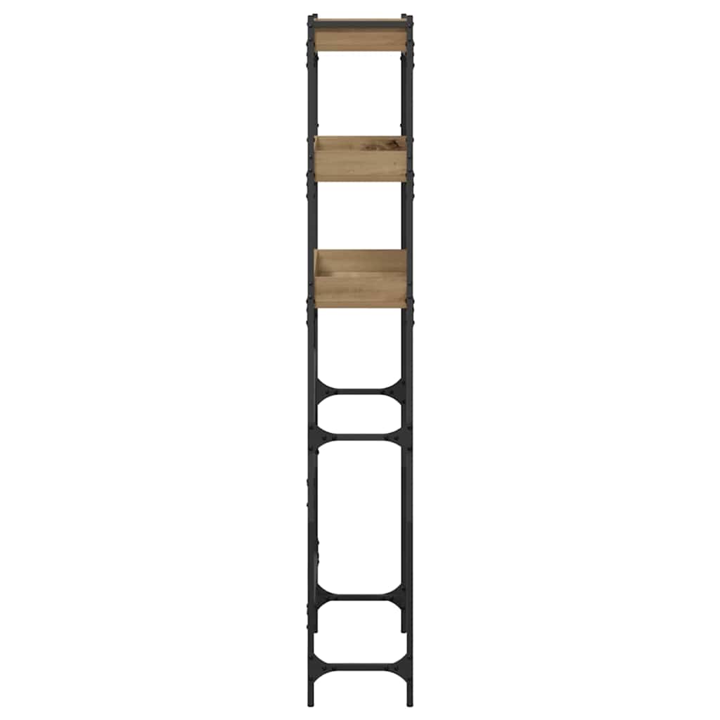 vidaXL Raft pentru mașină de spălat 67 x 25 x 163 cm Lemn compozit