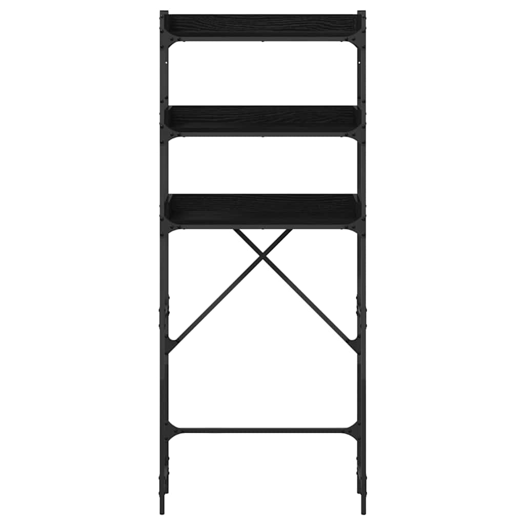 vidaXL Raft pentru mașină de spălat 67 x 25 x 163 cm Lemn compozit