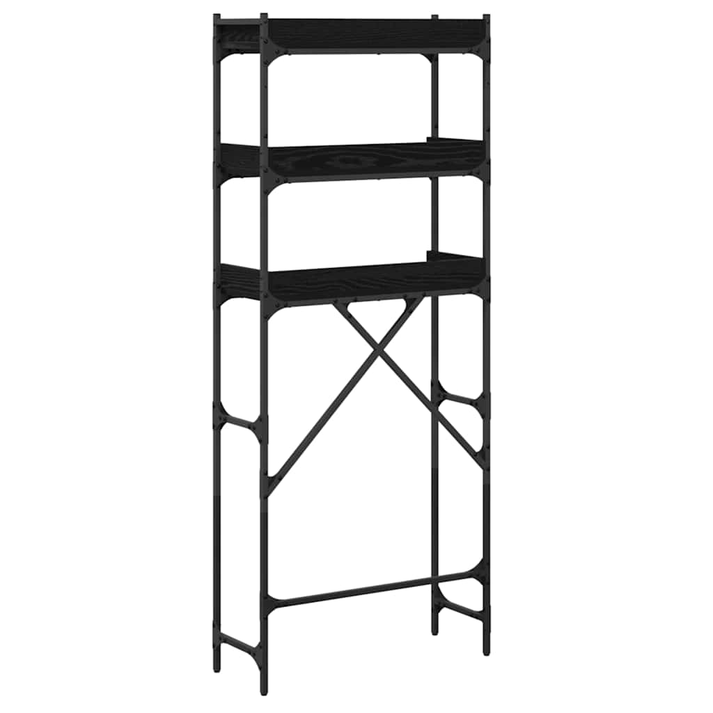 vidaXL Raft pentru mașină de spălat 67 x 25 x 163 cm Lemn compozit