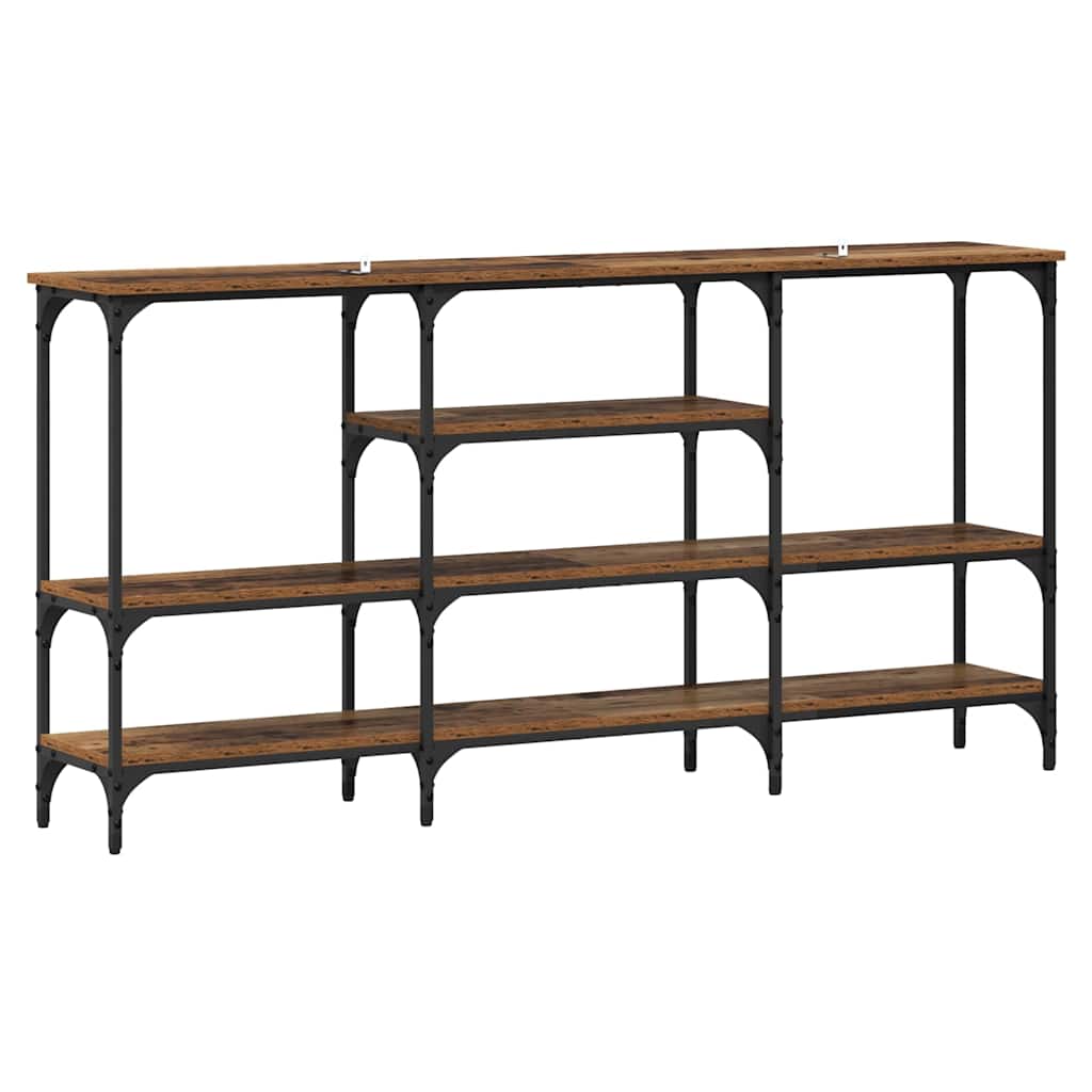 vidaXL Masă de consolă Lemn vechi 160 x 29 x 80 cm Lemn compozit