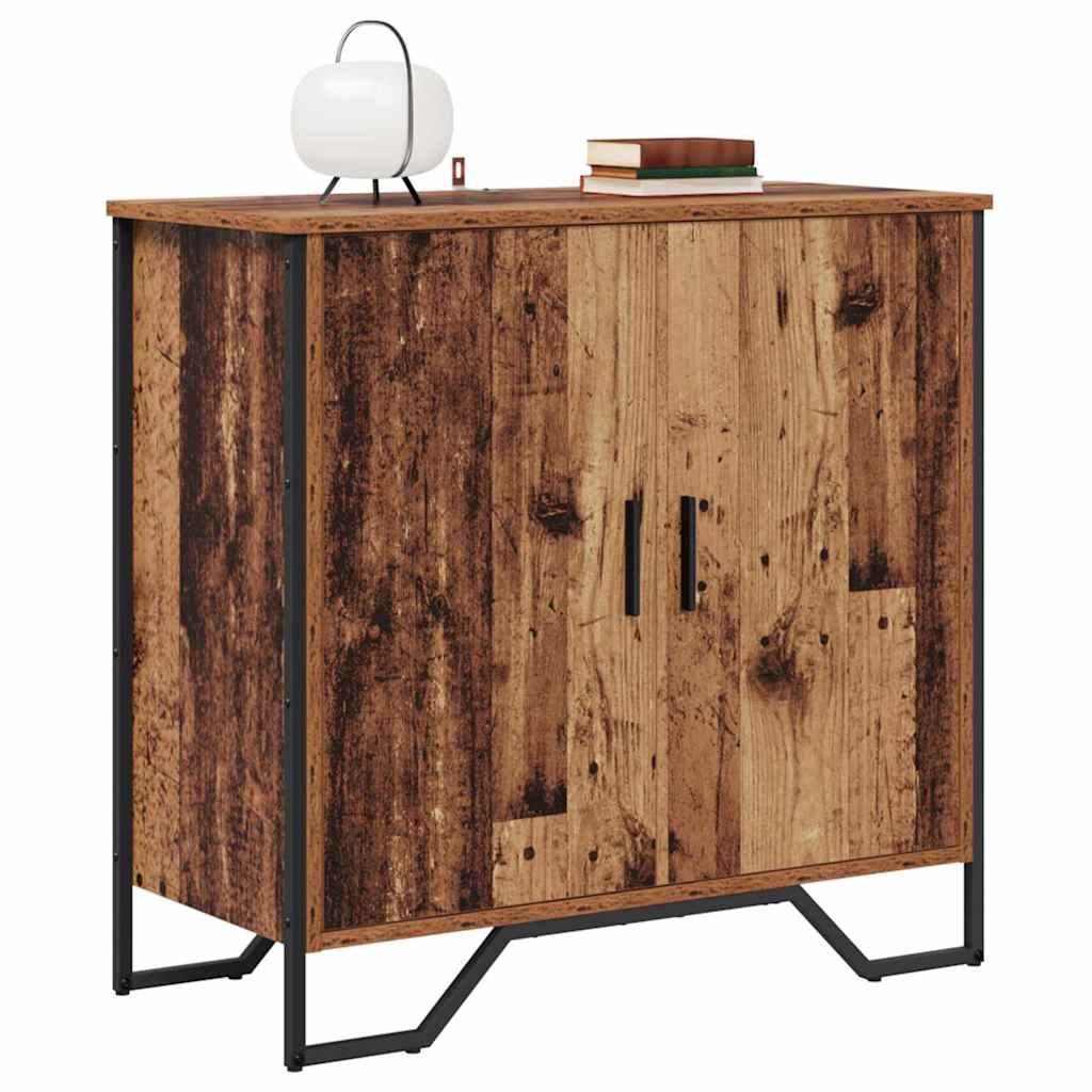 vidaXL Bufet cu raft cu depozitare cu ușă Maro 78 x 35.5 x 74.5 cm Lemn compozit vidaXL Bufet cu raft cu depozitare cu ușă Maro 78 x 35.5 x 74.5 cm Lemn compozit