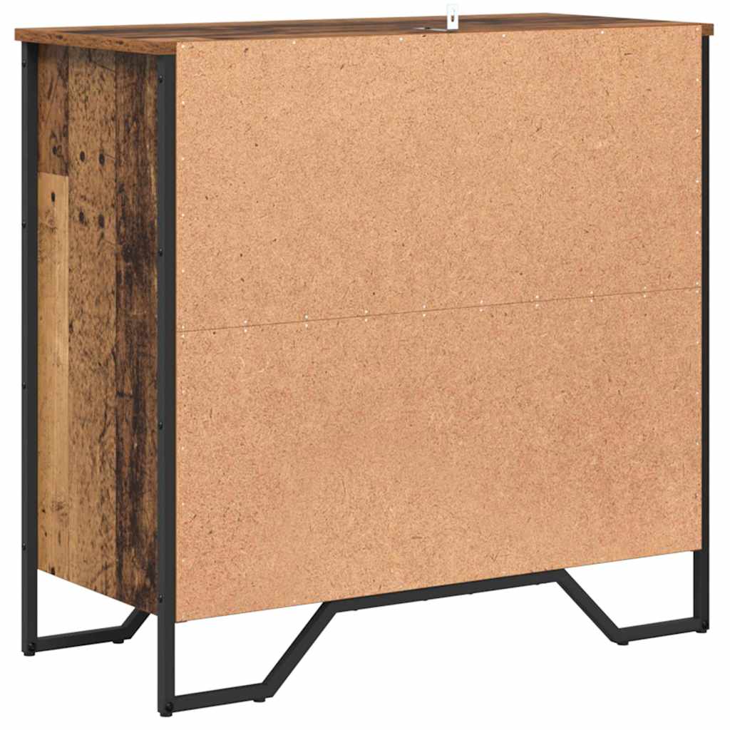 vidaXL Bufet cu raft cu depozitare cu ușă Maro 78 x 35.5 x 74.5 cm Lemn compozit vidaXL Bufet cu raft cu depozitare cu ușă Maro 78 x 35.5 x 74.5 cm Lemn compozit