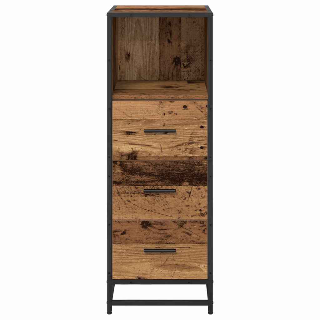 vidaXL Set de mobilier pentru baie Lemn Vechi 35 x 37,5 x 100 cm