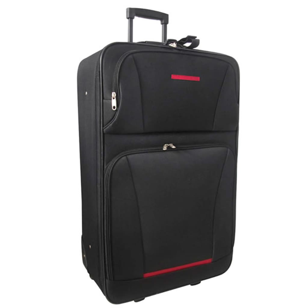 Set 5 bagaje/trollere negru Set 5 bagaje/trollere negru