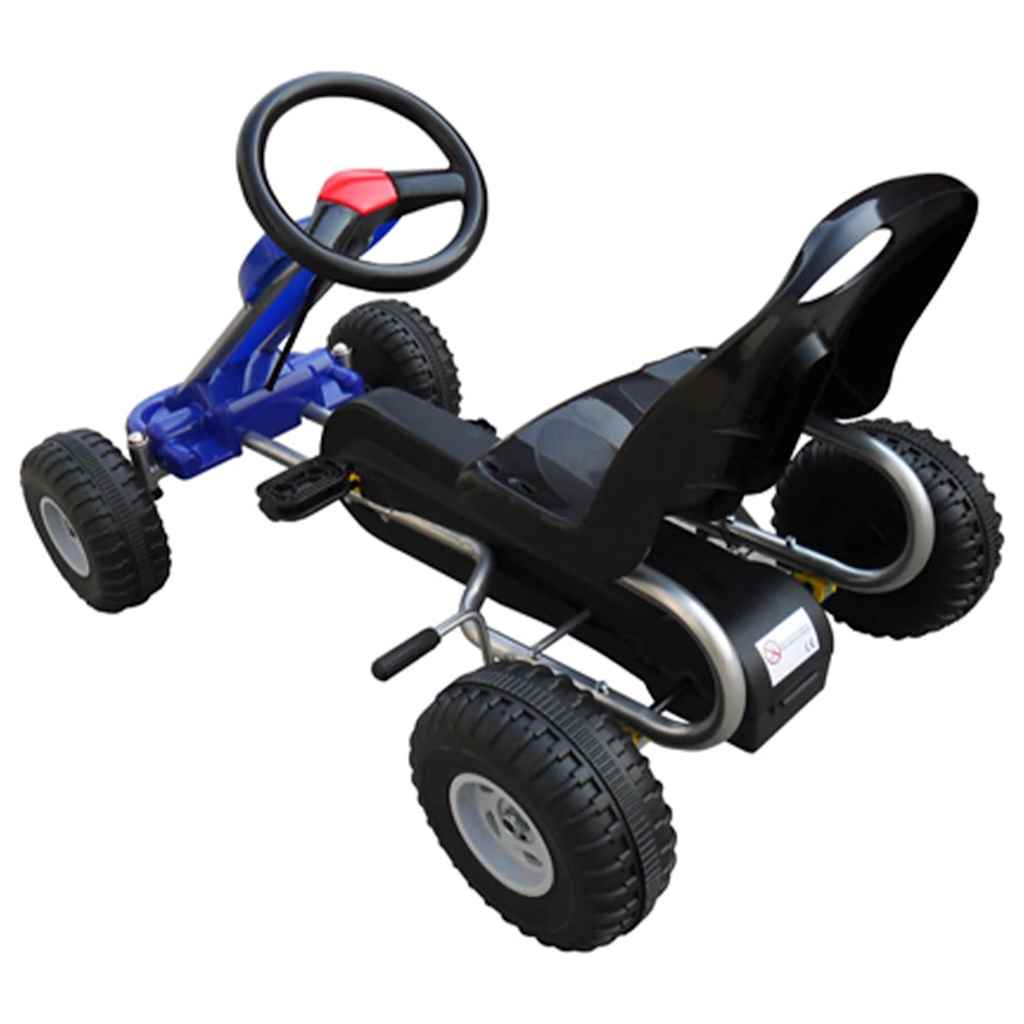 vidaXL Kart cu pedale Go Kart, albastru vidaXL Kart cu pedale Go Kart, albastru