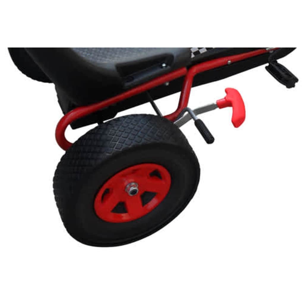 Kart copii cu pedale și scaun reglabil Roșu Kart copii cu pedale și scaun reglabil Roșu