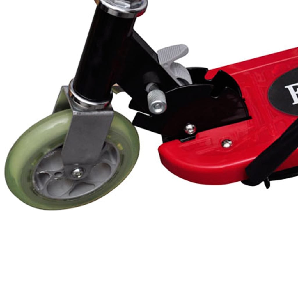 vidaXL Trotinetă electrică cu șa, roșu, 120 W