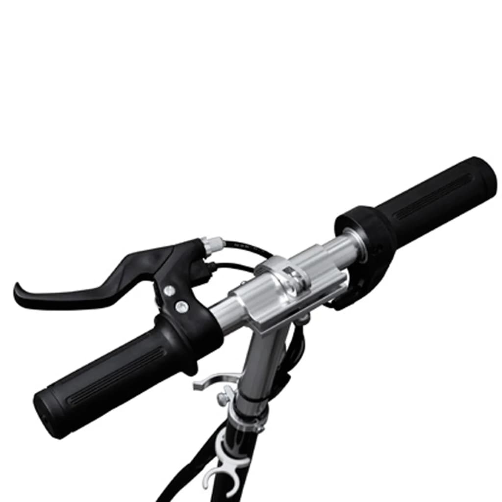 vidaXL Trotinetă electrică cu șa, roșu, 120 W