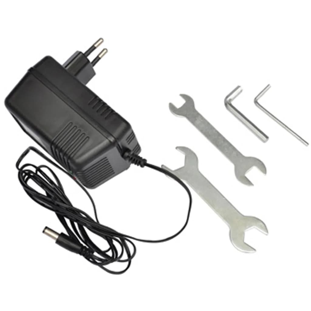 vidaXL Trotinetă electrică cu șa, roșu, 120 W