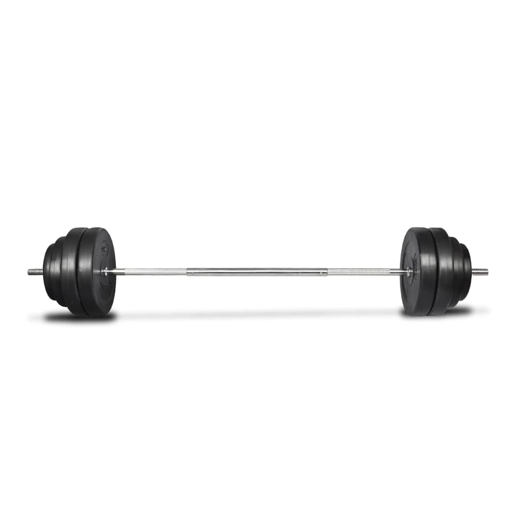 vidaXL Set halteră cu greutăți, 60 kg vidaXL Set halteră cu greutăți, 60 kg