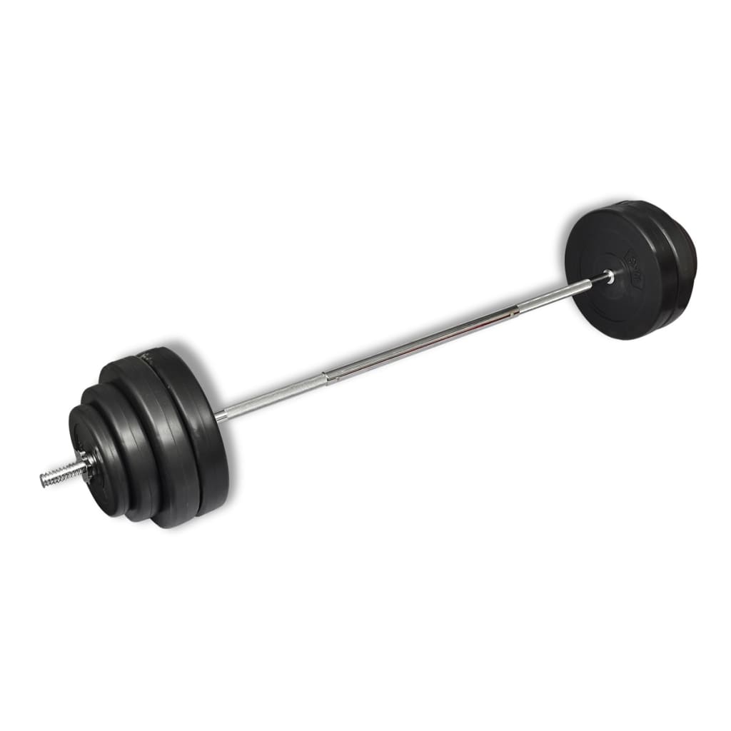 vidaXL Set halteră cu greutăți, 60 kg vidaXL Set halteră cu greutăți, 60 kg