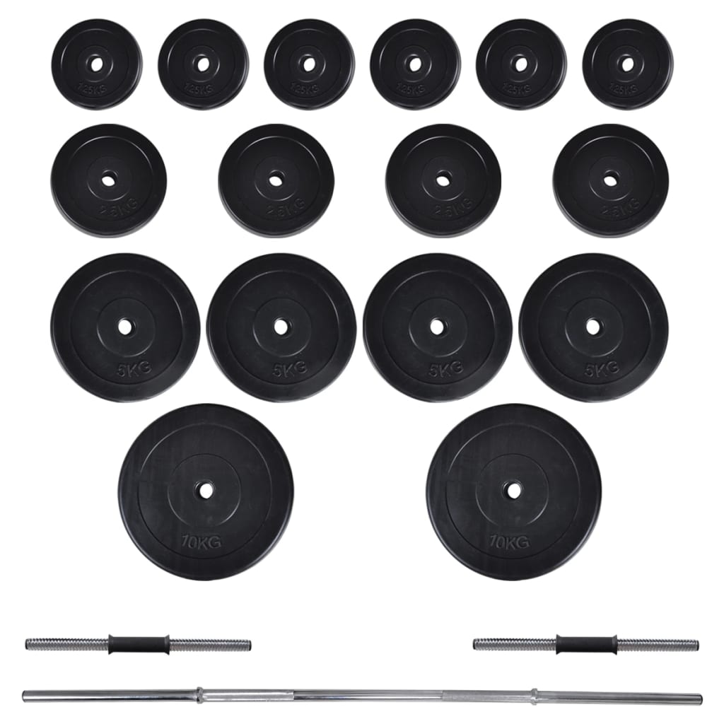 Set haltere+2 gantere 60,5kg Set haltere+2 gantere 60,5kg