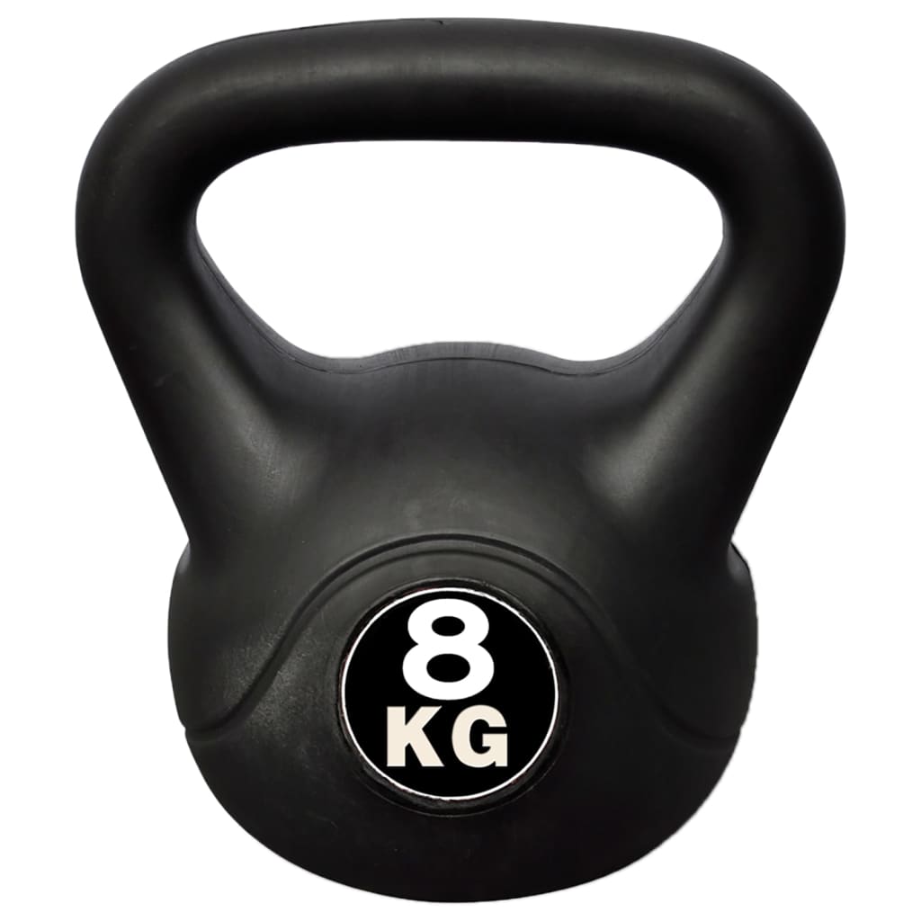 vidaXL Greutate tip bilă cu mâner Kettlebell, 8 kg vidaXL Greutate tip bilă cu mâner Kettlebell, 8 kg
