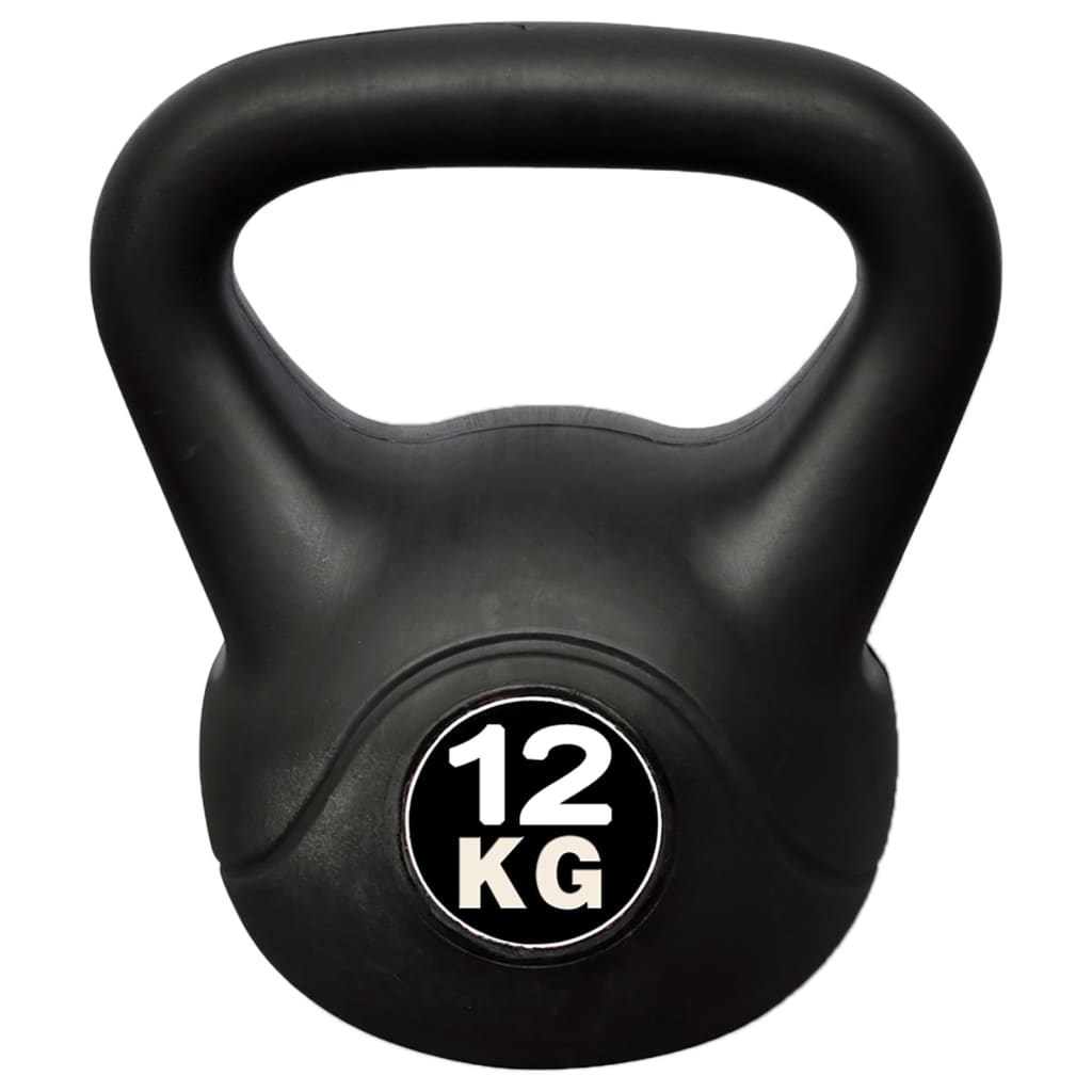 vidaXL Greutate tip bilă cu mâner Kettlebell, 12 kg vidaXL Greutate tip bilă cu mâner Kettlebell, 12 kg