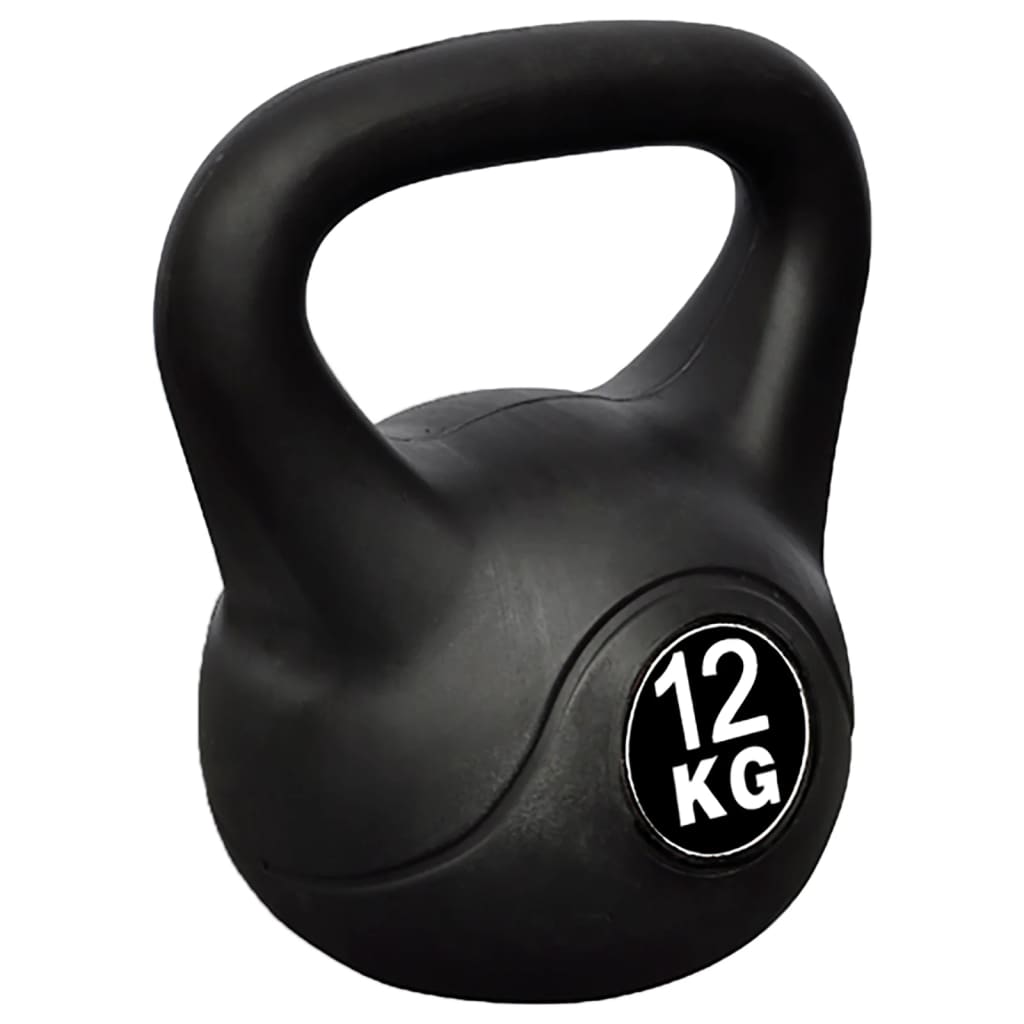 vidaXL Greutate tip bilă cu mâner Kettlebell, 12 kg vidaXL Greutate tip bilă cu mâner Kettlebell, 12 kg