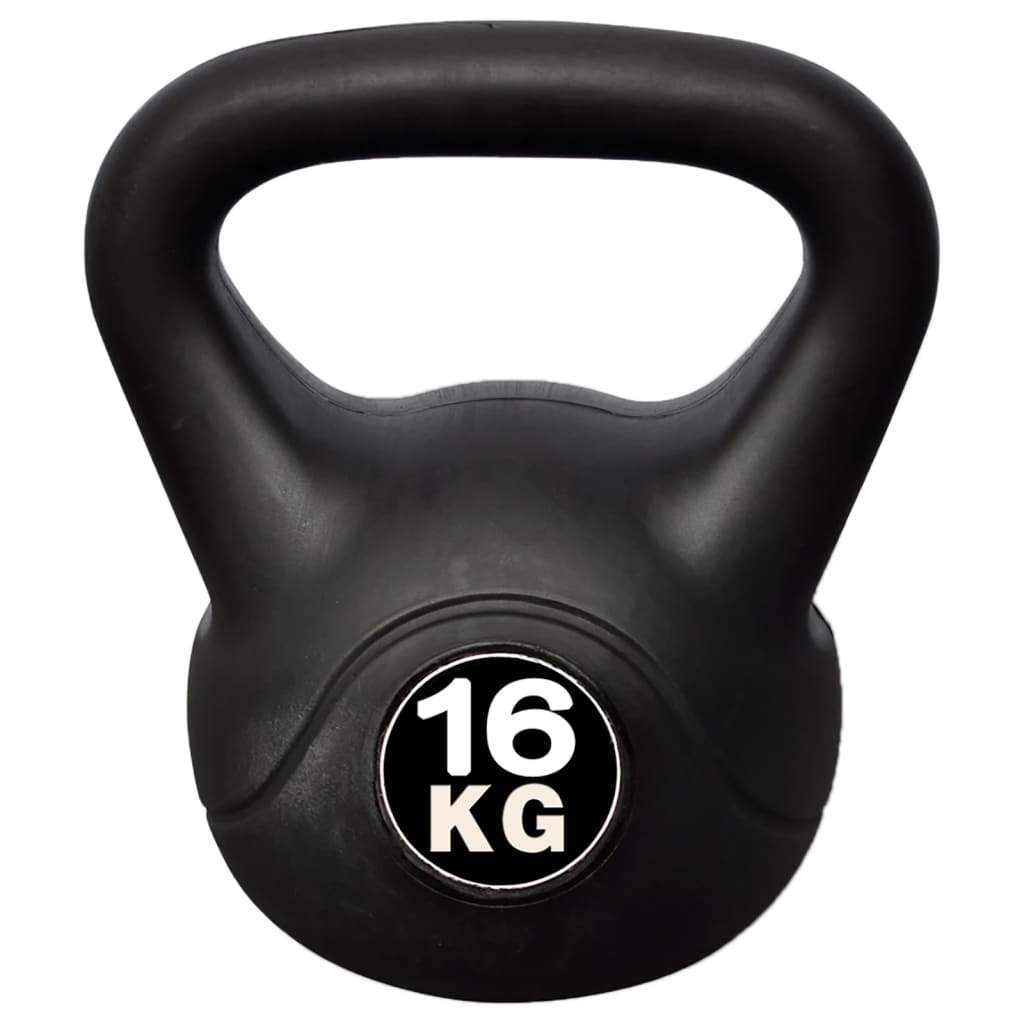 vidaXL Greutate tip bilă cu mâner Kettlebell, 16 kg vidaXL Greutate tip bilă cu mâner Kettlebell, 16 kg