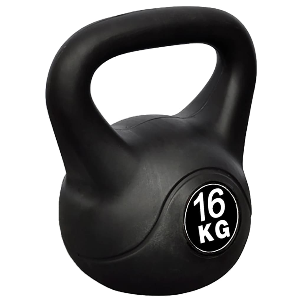 vidaXL Greutate tip bilă cu mâner Kettlebell, 16 kg vidaXL Greutate tip bilă cu mâner Kettlebell, 16 kg