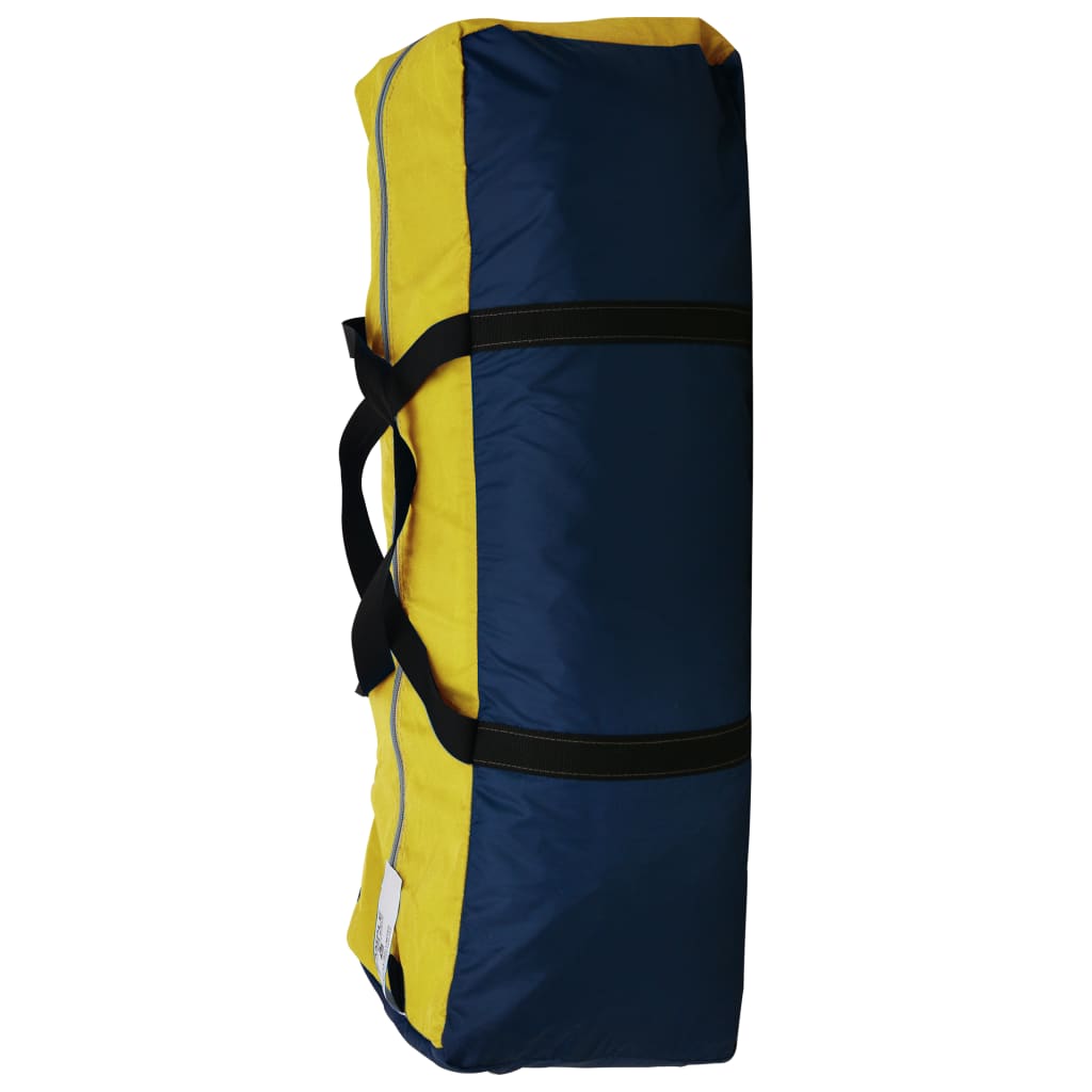 vidaXL Cort camping material textil, 9 persoane, albastru și galben vidaXL Cort camping material textil, 9 persoane, albastru și galben