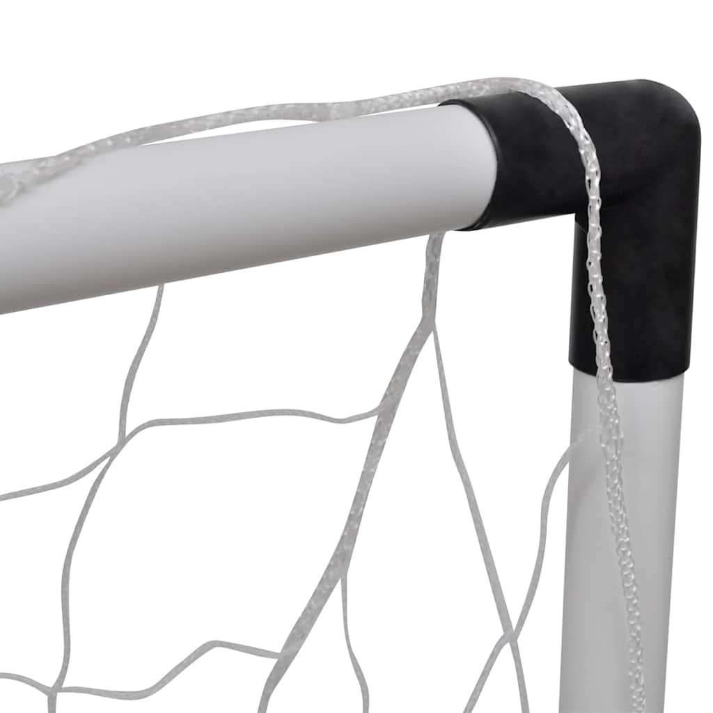 Set porți mini de fotbal pentru copii din plasă, 2 buc., 91,5x48x61 cm Set porți mini de fotbal pentru copii din plasă, 2 buc., 91,5x48x61 cm