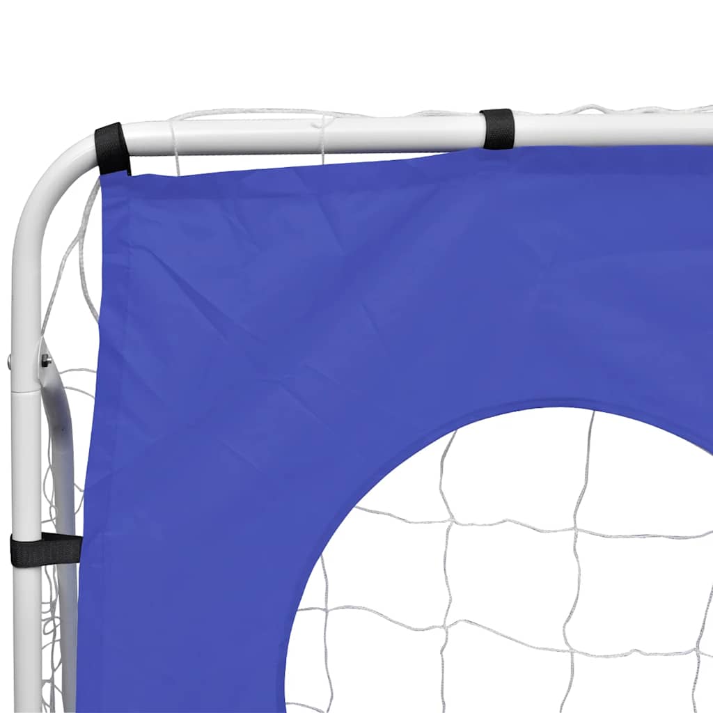 vidaXL Poartă fotbal cu perete țintă 240x92x150cm oțel calitate înaltă vidaXL Poartă fotbal cu perete țintă 240x92x150cm oțel calitate înaltă