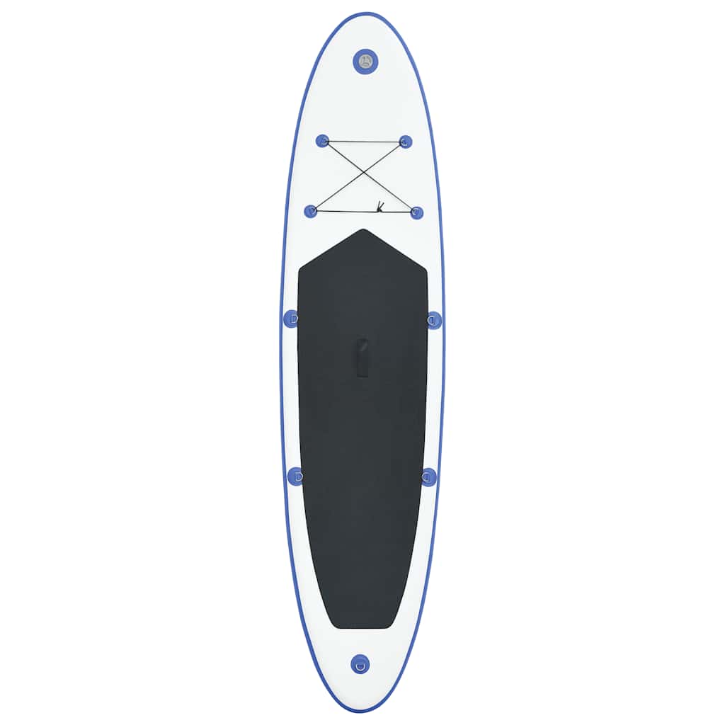 vidaXL Set placă stand up paddle SUP surf gonflabilă, albastru și alb