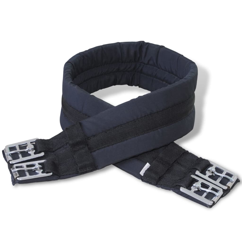 Set echitație 5-in-1 cu șa 44,5 cm din piele naturală, negru Set echitație 5-in-1 cu șa 44,5 cm din piele naturală, negru