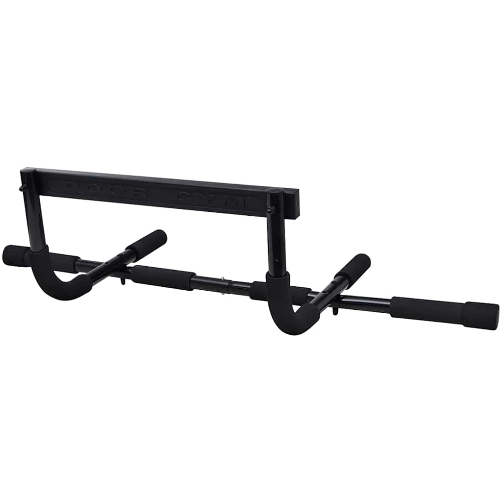 vidaXL Bară pentru tracțiuni Manual Negru 92 x 39 x 21.5 cm Oţel vidaXL Bară pentru tracțiuni Manual Negru 92 x 39 x 21.5 cm Oţel