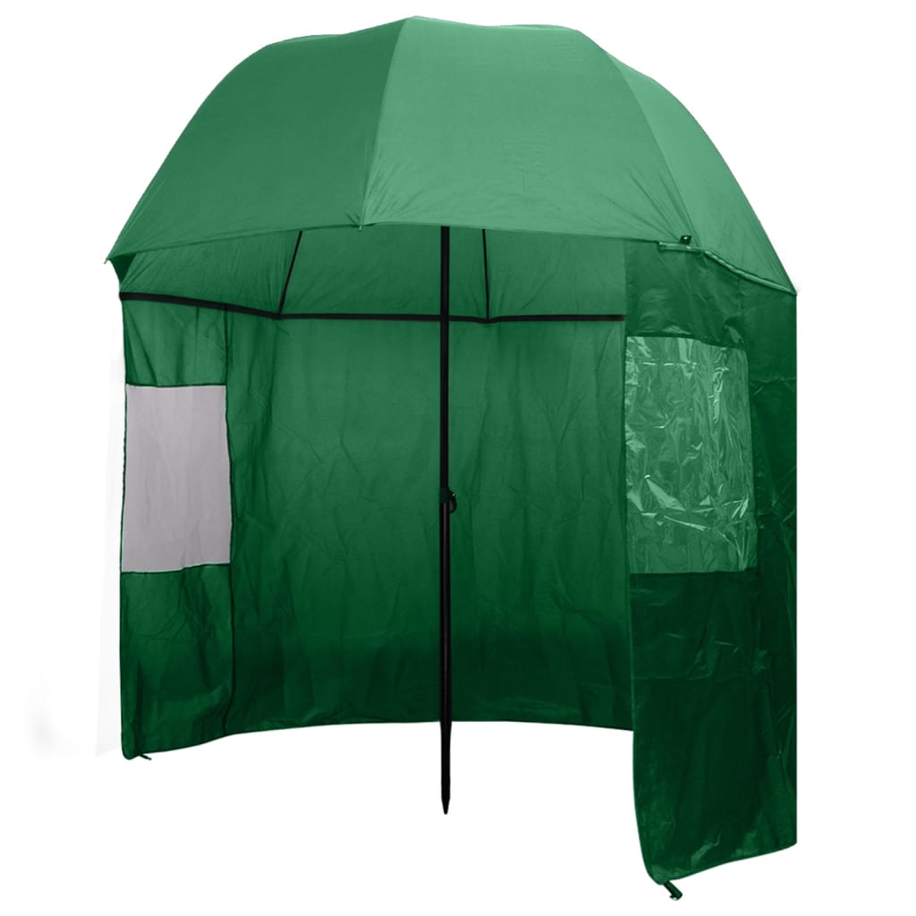 vidaXL Umbrelă pentru pescuit, 300 x 240 cm, verde vidaXL Umbrelă pentru pescuit, 300 x 240 cm, verde