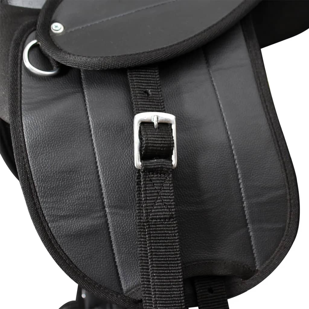 vidaXL Set șa ponei 10", negru vidaXL Set șa ponei 10", negru