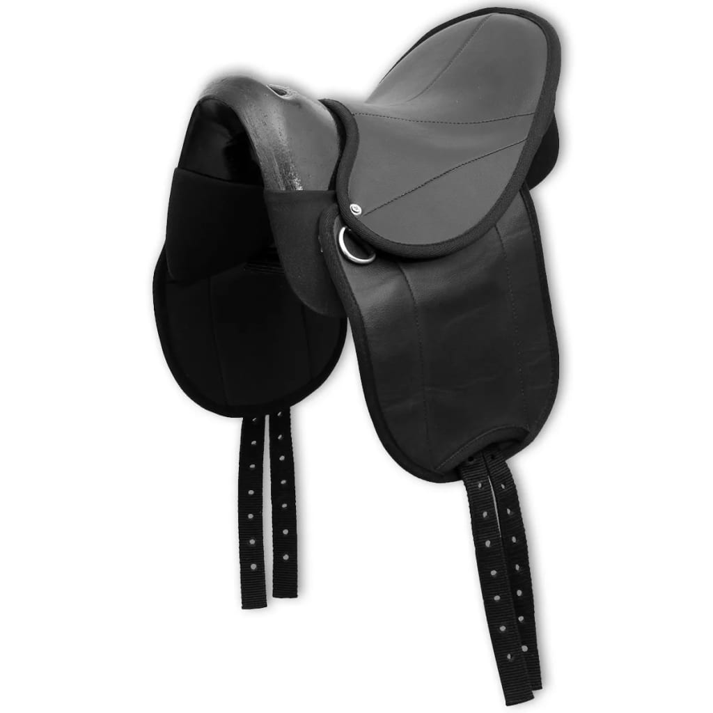 vidaXL Set șa ponei 10", negru vidaXL Set șa ponei 10", negru