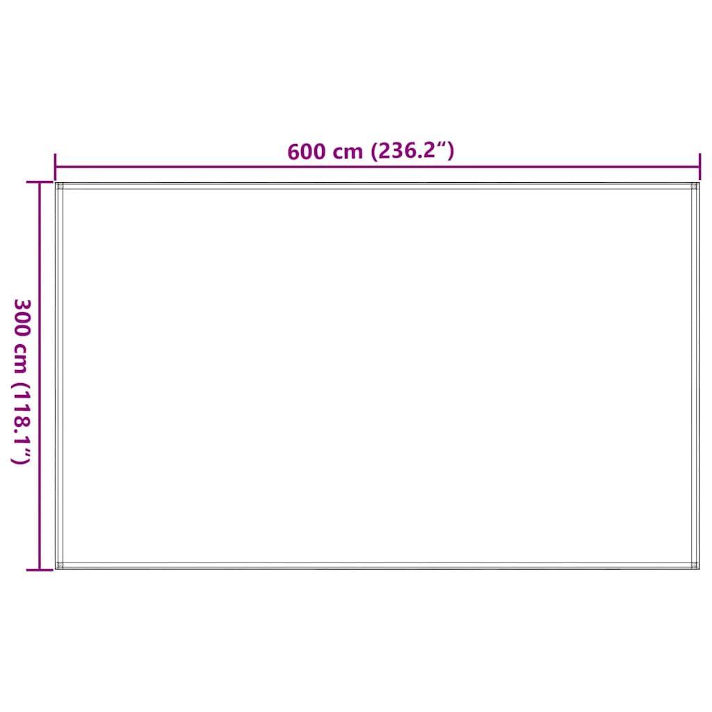 vidaXL Covor pentru cort, antracit, 300 x 600 cm vidaXL Covor pentru cort, antracit, 300 x 600 cm