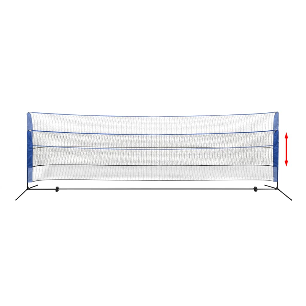 vidaXL Set fileu de badminton, cu fluturași, 500x155 cm vidaXL Set fileu de badminton, cu fluturași, 500x155 cm