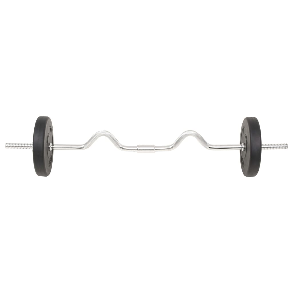 vidaXL Set de haltere și gantere, 30 kg vidaXL Set de haltere și gantere, 30 kg