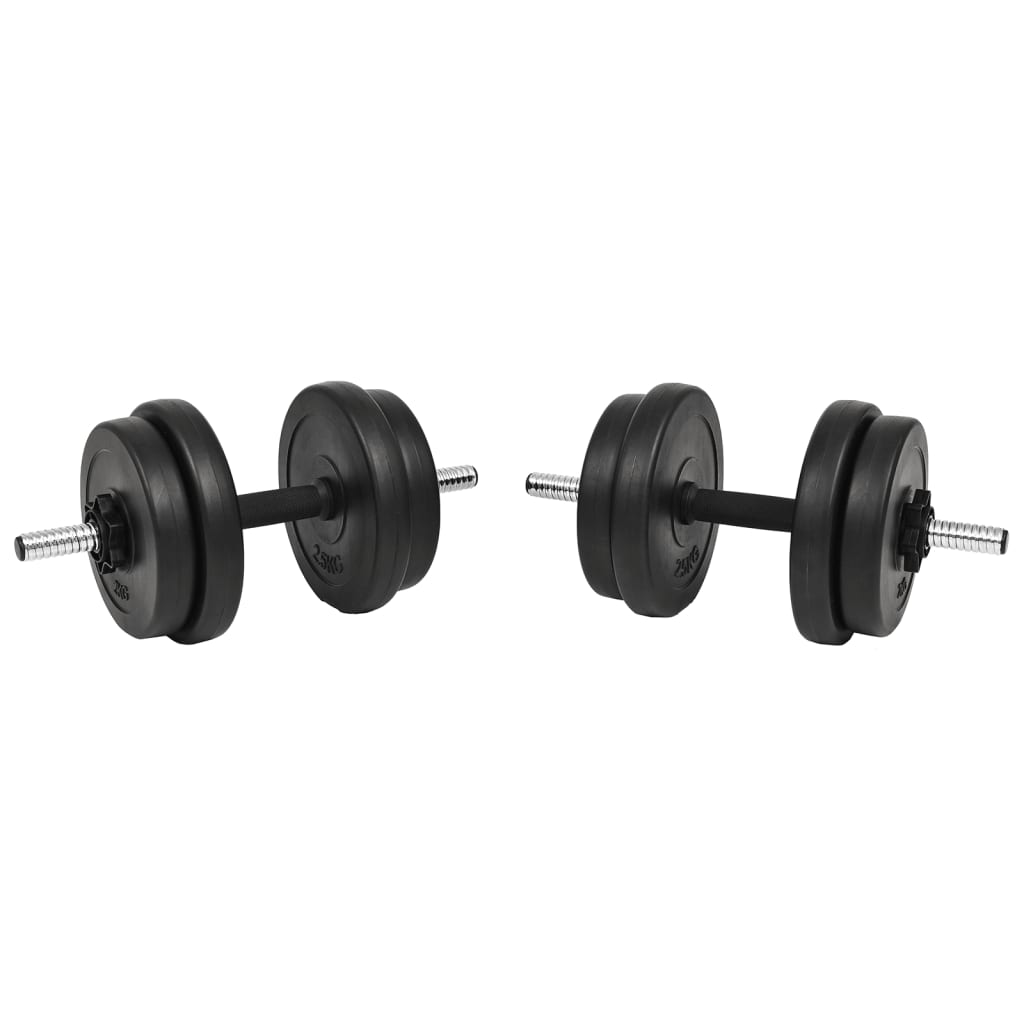 vidaXL Set haltere 14 buc., 20 kg vidaXL Set haltere 14 buc., 20 kg