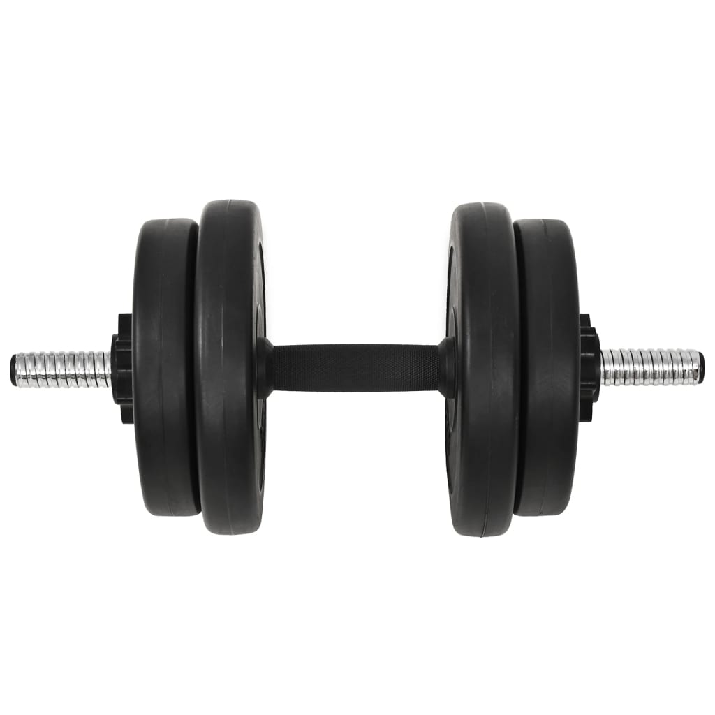 vidaXL Set haltere 14 buc., 20 kg vidaXL Set haltere 14 buc., 20 kg