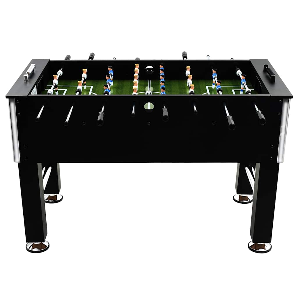 vidaXL Masă de fotbal, negru, 140 x 74,5 x 87,5 cm, oțel, 60 kg vidaXL Masă de fotbal, negru, 140 x 74,5 x 87,5 cm, oțel, 60 kg