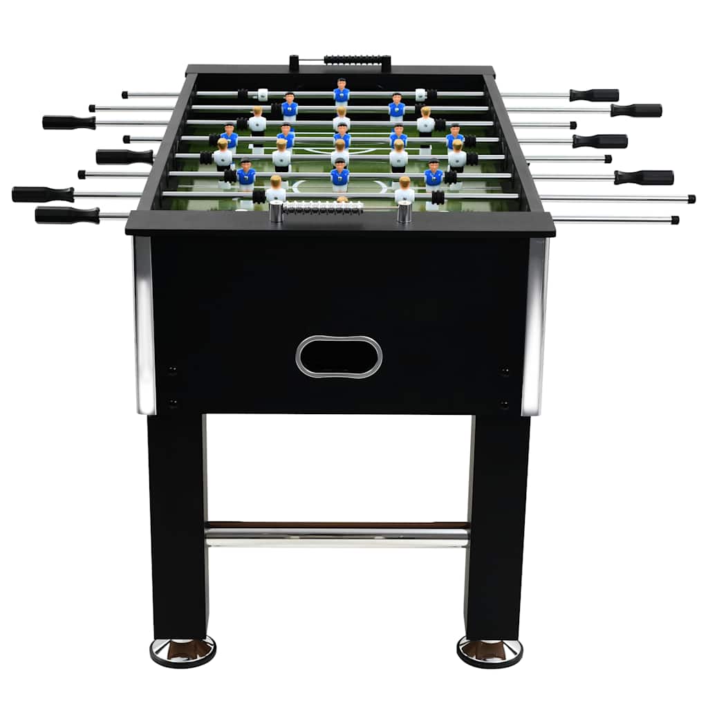 vidaXL Masă de fotbal, negru, 140 x 74,5 x 87,5 cm, oțel, 60 kg vidaXL Masă de fotbal, negru, 140 x 74,5 x 87,5 cm, oțel, 60 kg