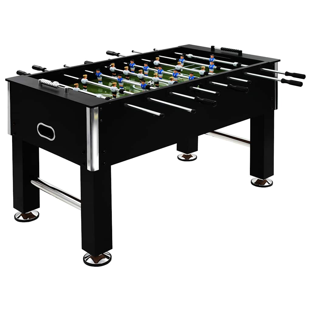 vidaXL Masă de fotbal, negru, 140 x 74,5 x 87,5 cm, oțel, 60 kg vidaXL Masă de fotbal, negru, 140 x 74,5 x 87,5 cm, oțel, 60 kg