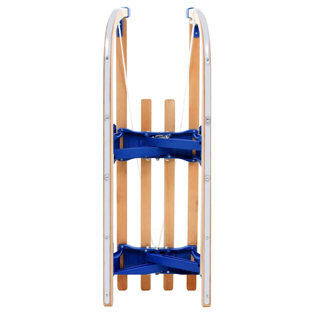 vidaXL Sanie pliabilă din lemn, 110 cm