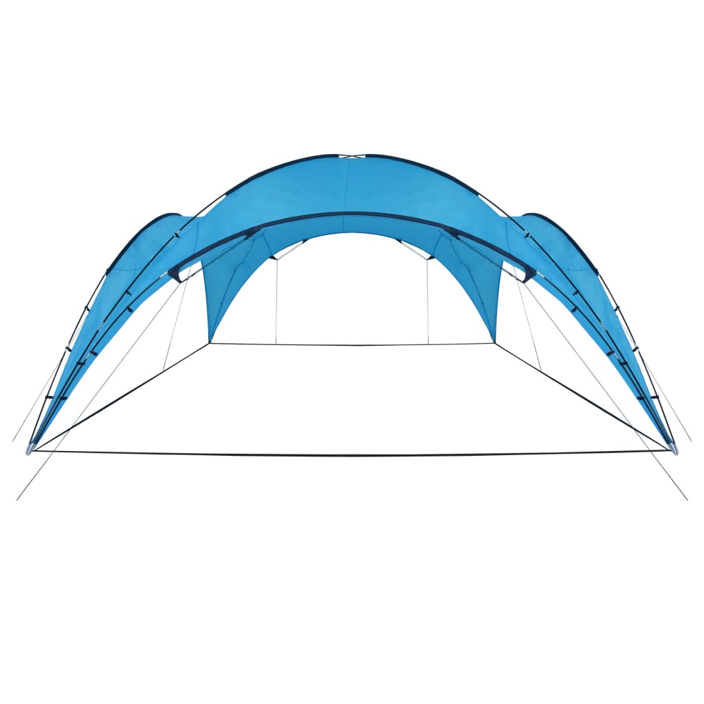 vidaXL Cort de petrecere cu arcadă, albastru deschis, 450x450x265 cm vidaXL Cort de petrecere cu arcadă, albastru deschis, 450x450x265 cm