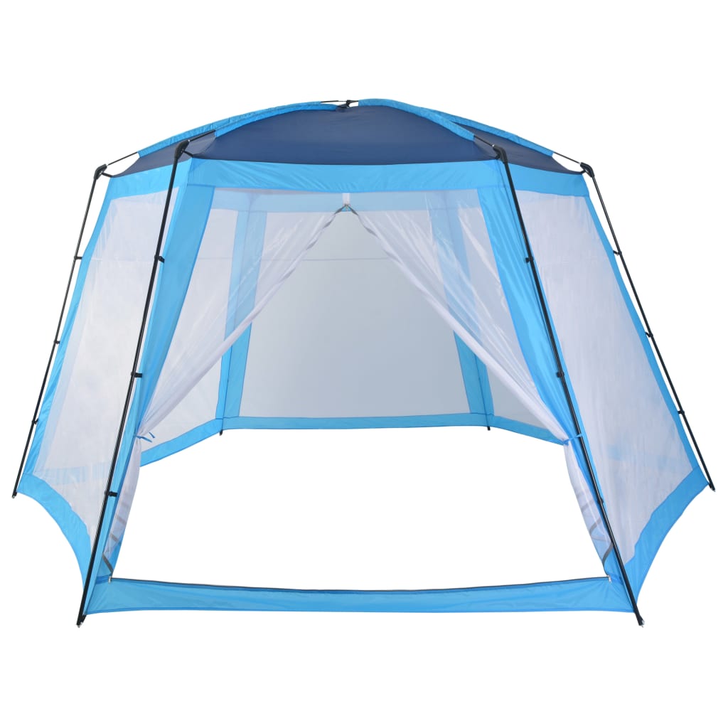 vidaXL Cort de piscină, albastru, 500x433x250 cm, țesătură vidaXL Cort de piscină, albastru, 500x433x250 cm, țesătură
