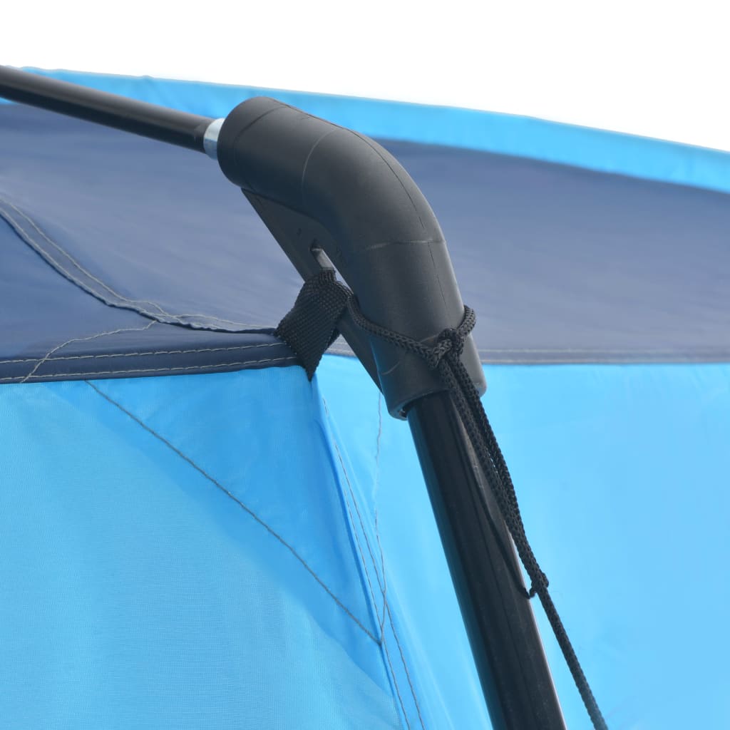 vidaXL Cort de piscină, albastru, 590x520x250 cm, țesătură vidaXL Cort de piscină, albastru, 590x520x250 cm, țesătură