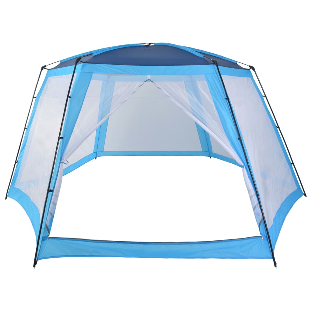 vidaXL Cort de piscină, albastru, 660x580x250 cm, țesătură vidaXL Cort de piscină, albastru, 660x580x250 cm, țesătură